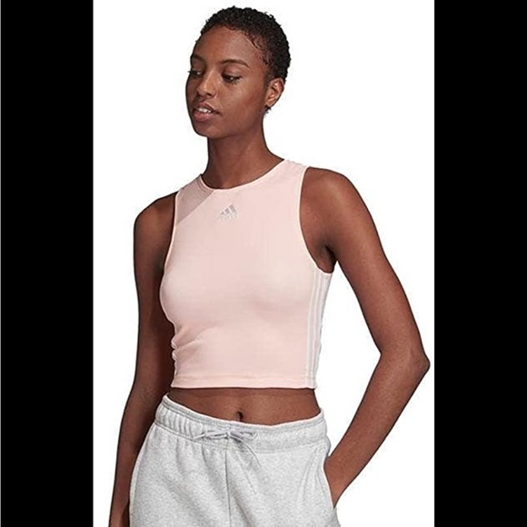 Adidas Women’s Zippable Ribbed Tank Top - Picture 2 of 7